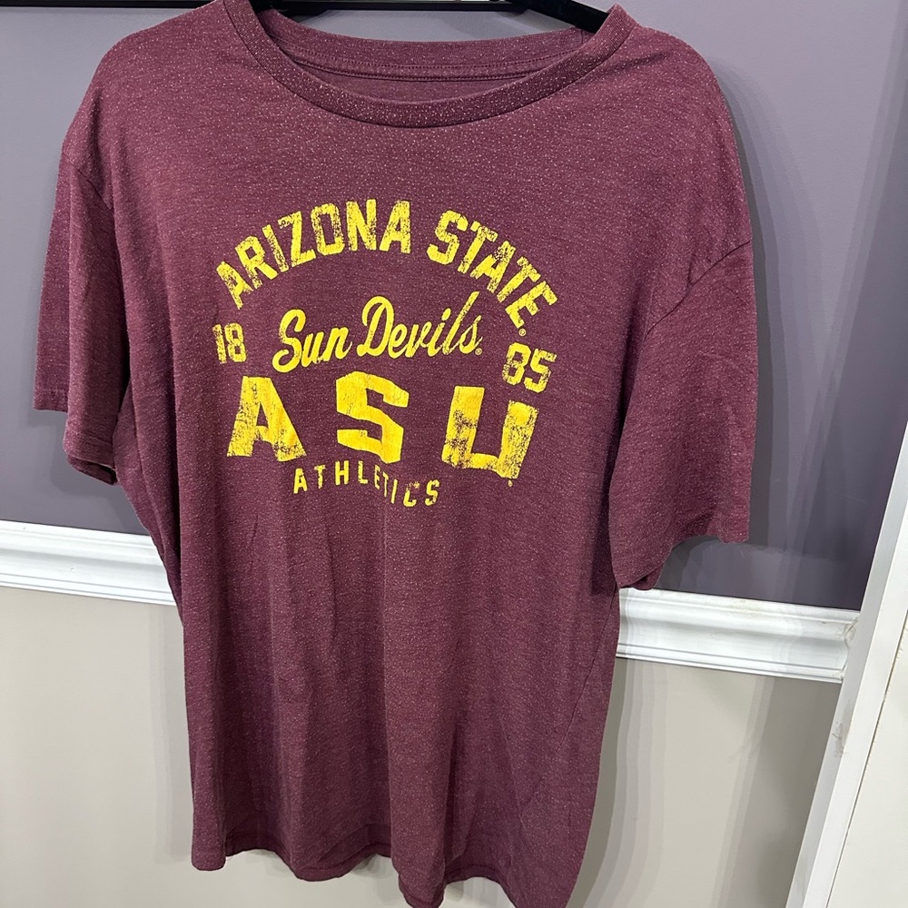 A Knight Apparel Brand AZ State Sun Devils T Shirt Size XL Color Maroon